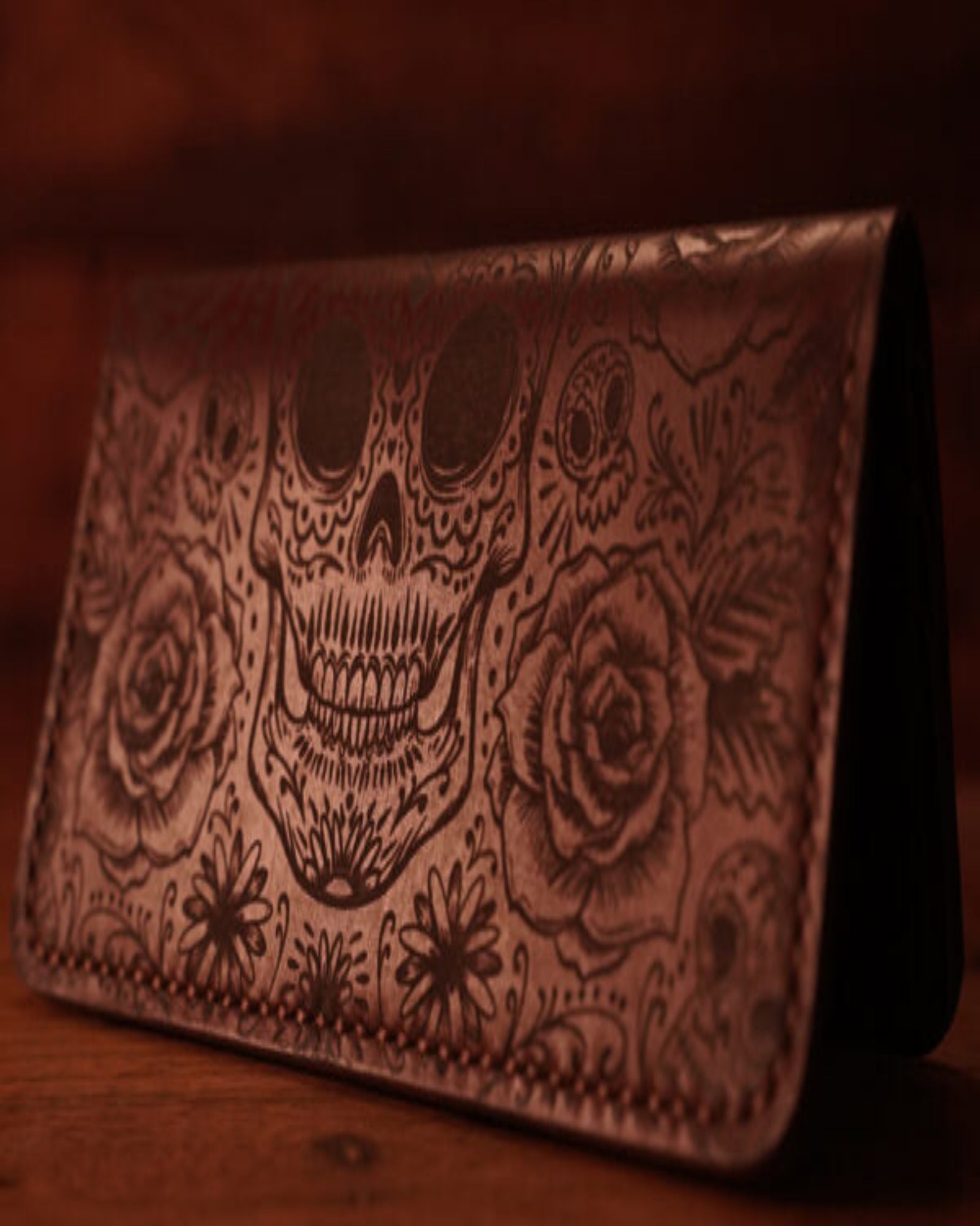Brown Knockabout Memento Mori Long Wallet