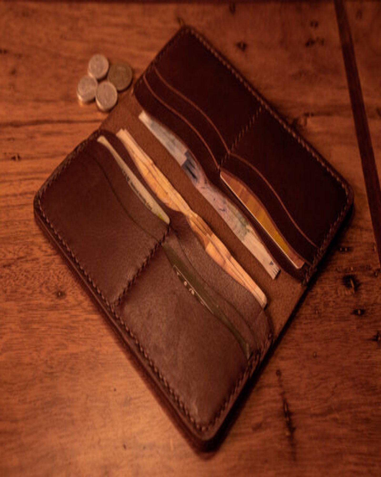 Brown Knockabout Memento Mori Long Wallet