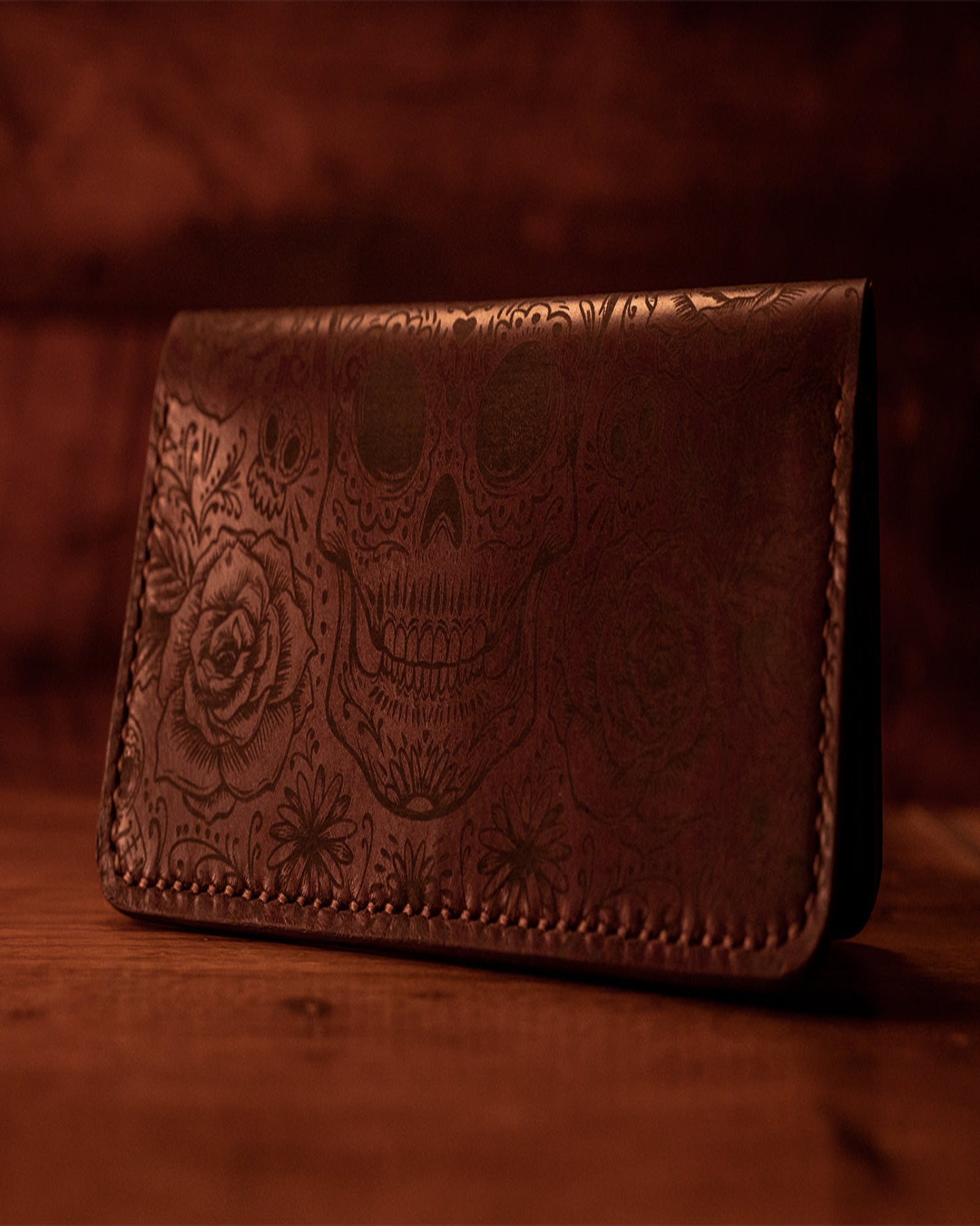 Brown Knockabout Memento Mori Long Wallet