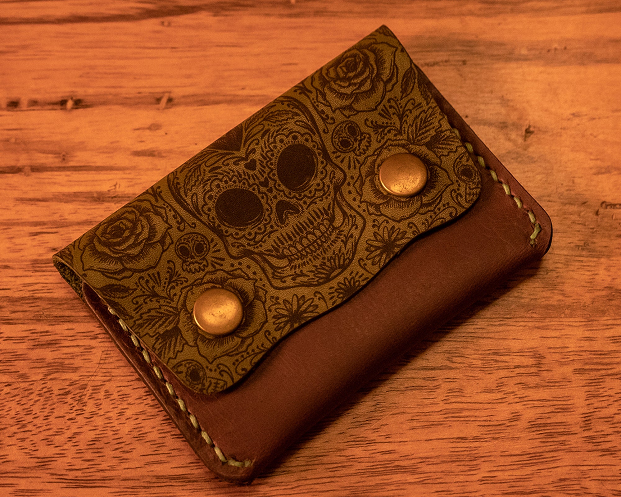 Cameo Memento Mori Mini Wallet