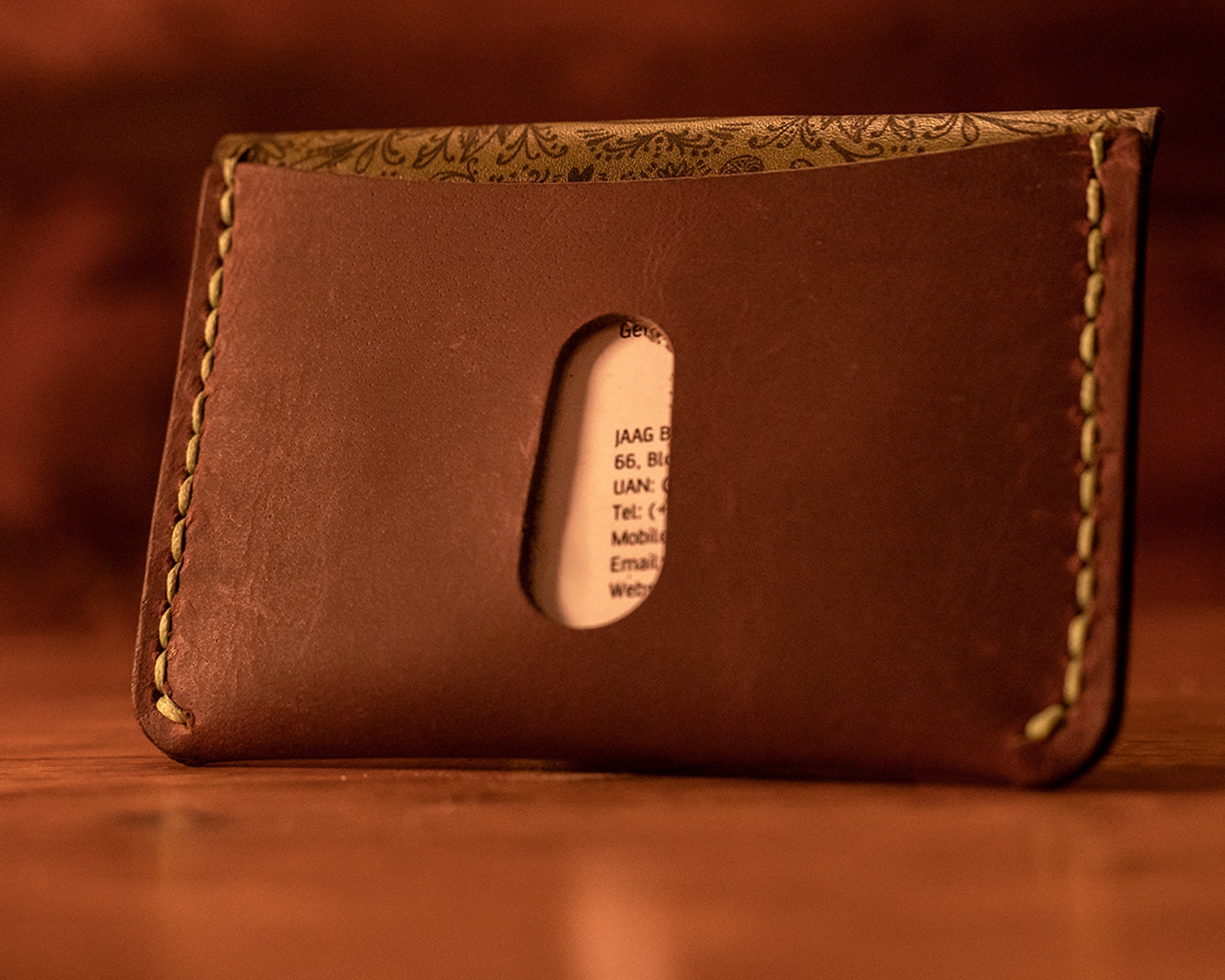 Cameo Memento Mori Mini Wallet