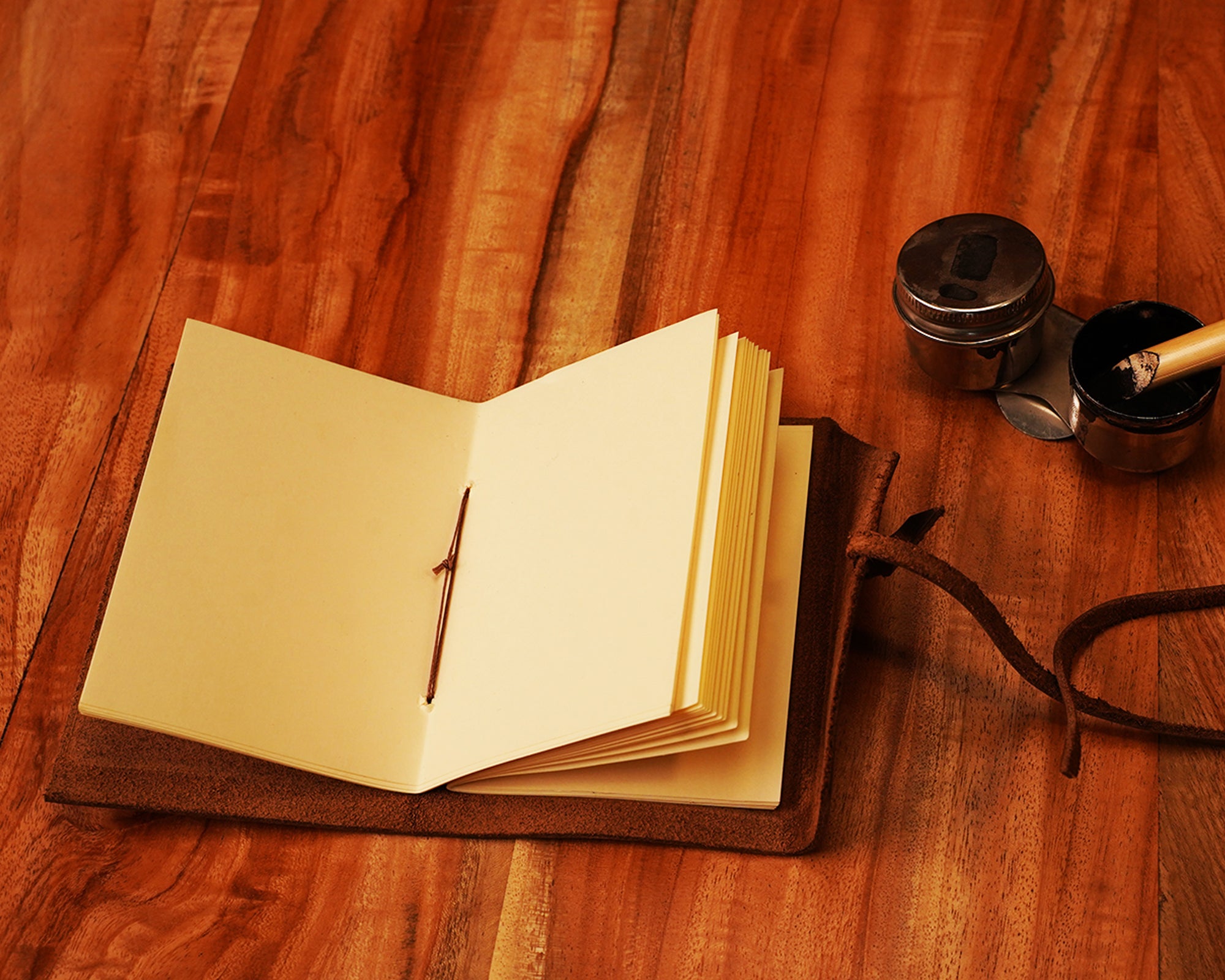 Vintage A5 Folded Small Journal