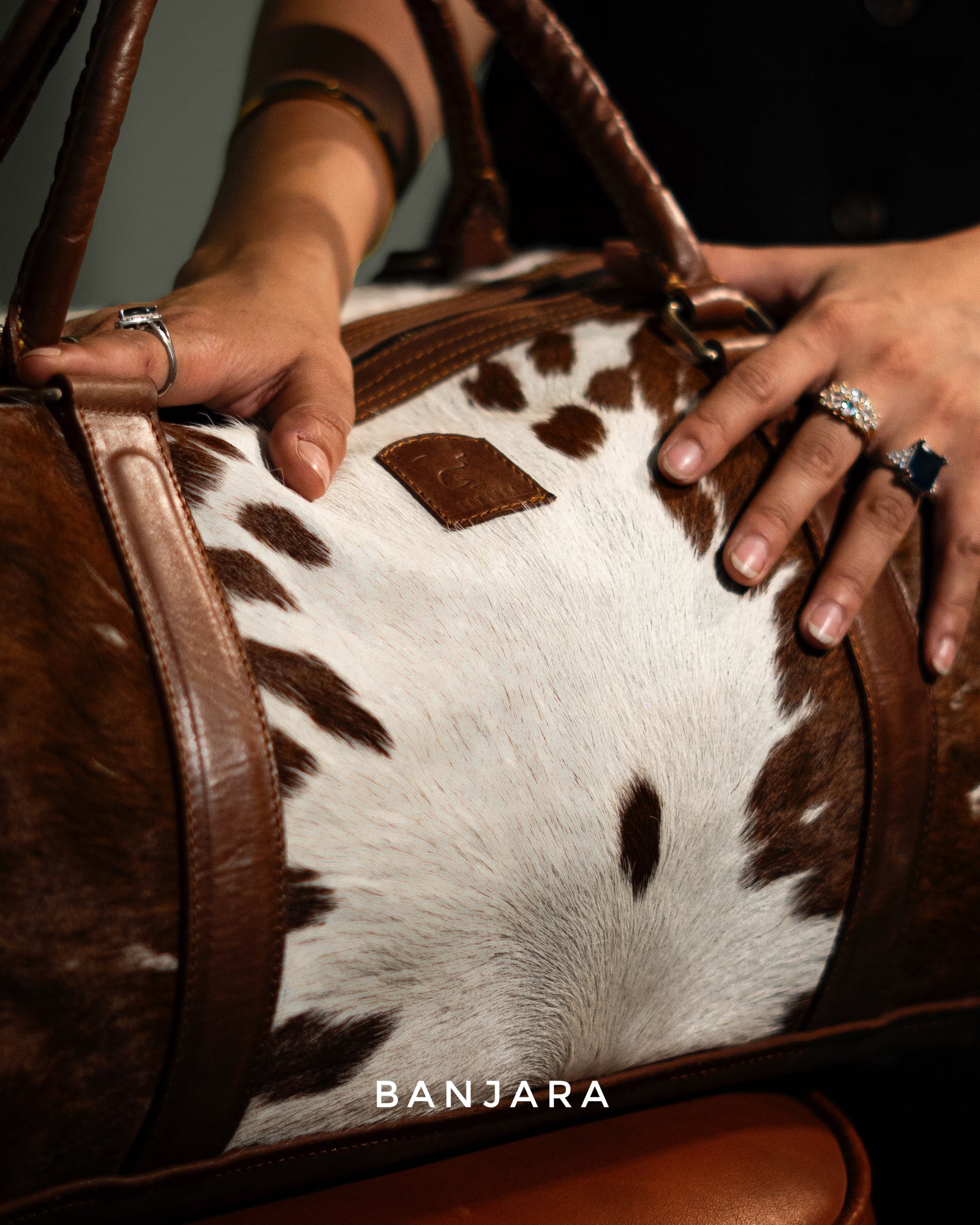 Hair-on Duffle Bag