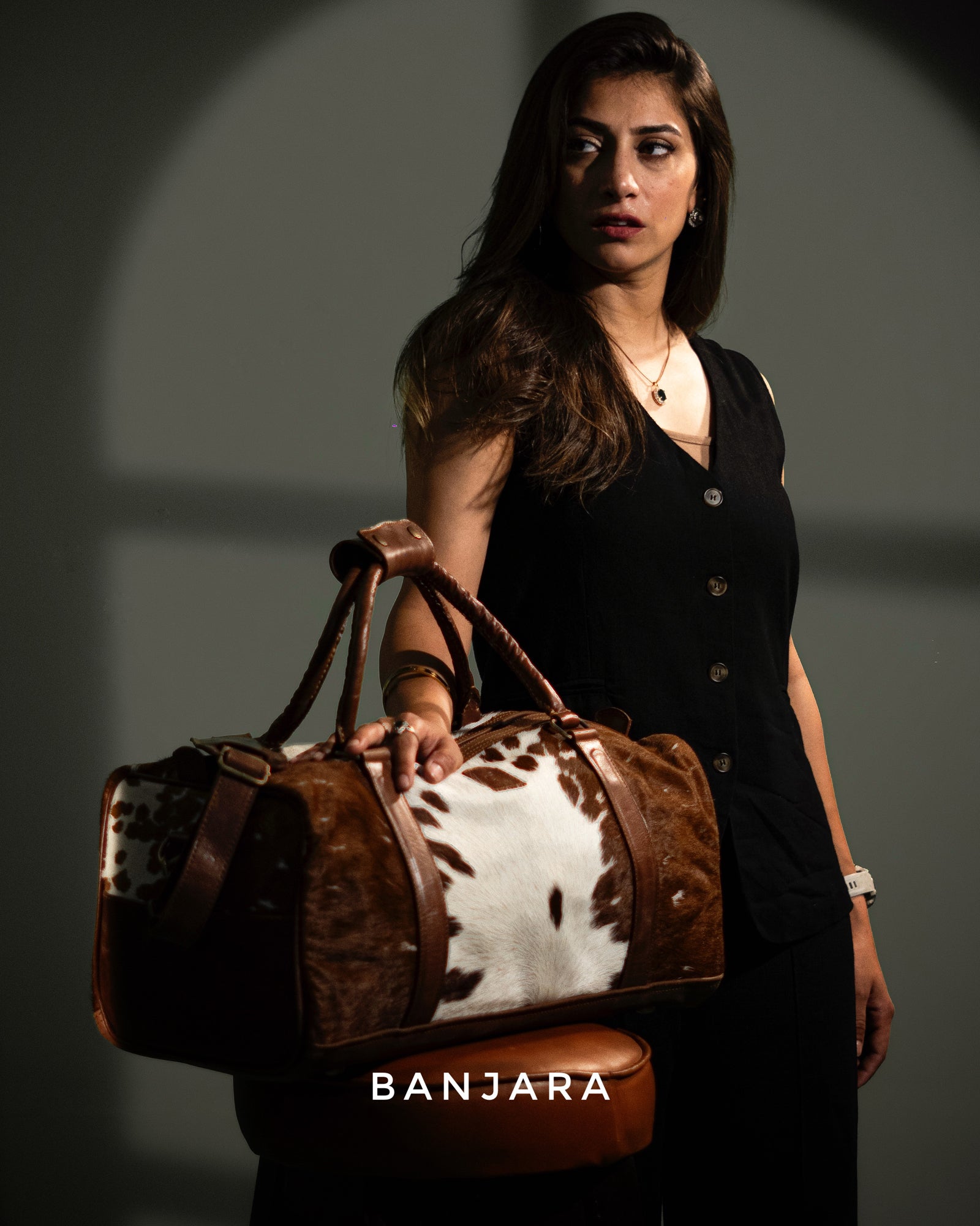 Hair-on Duffle Bag