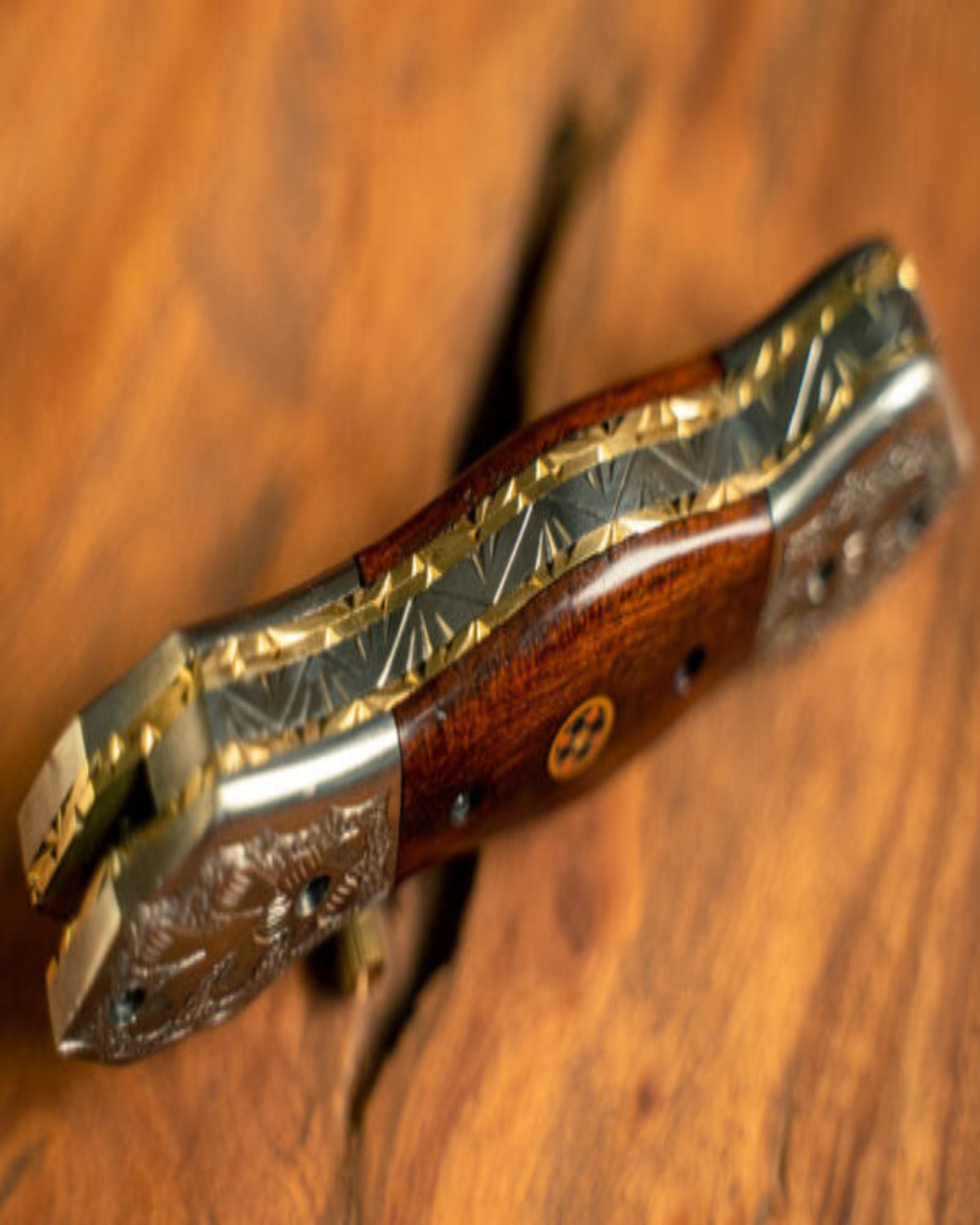 Damascus Folding With Engraving