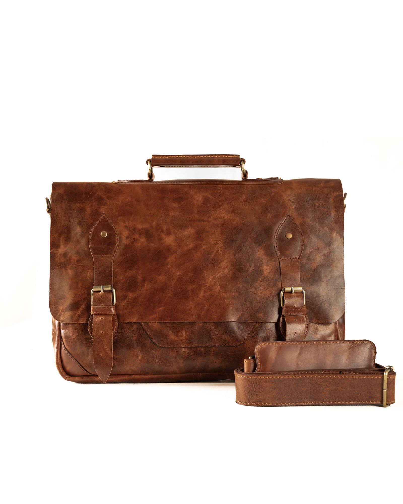 15" Agrestic Laptop Leather Bag