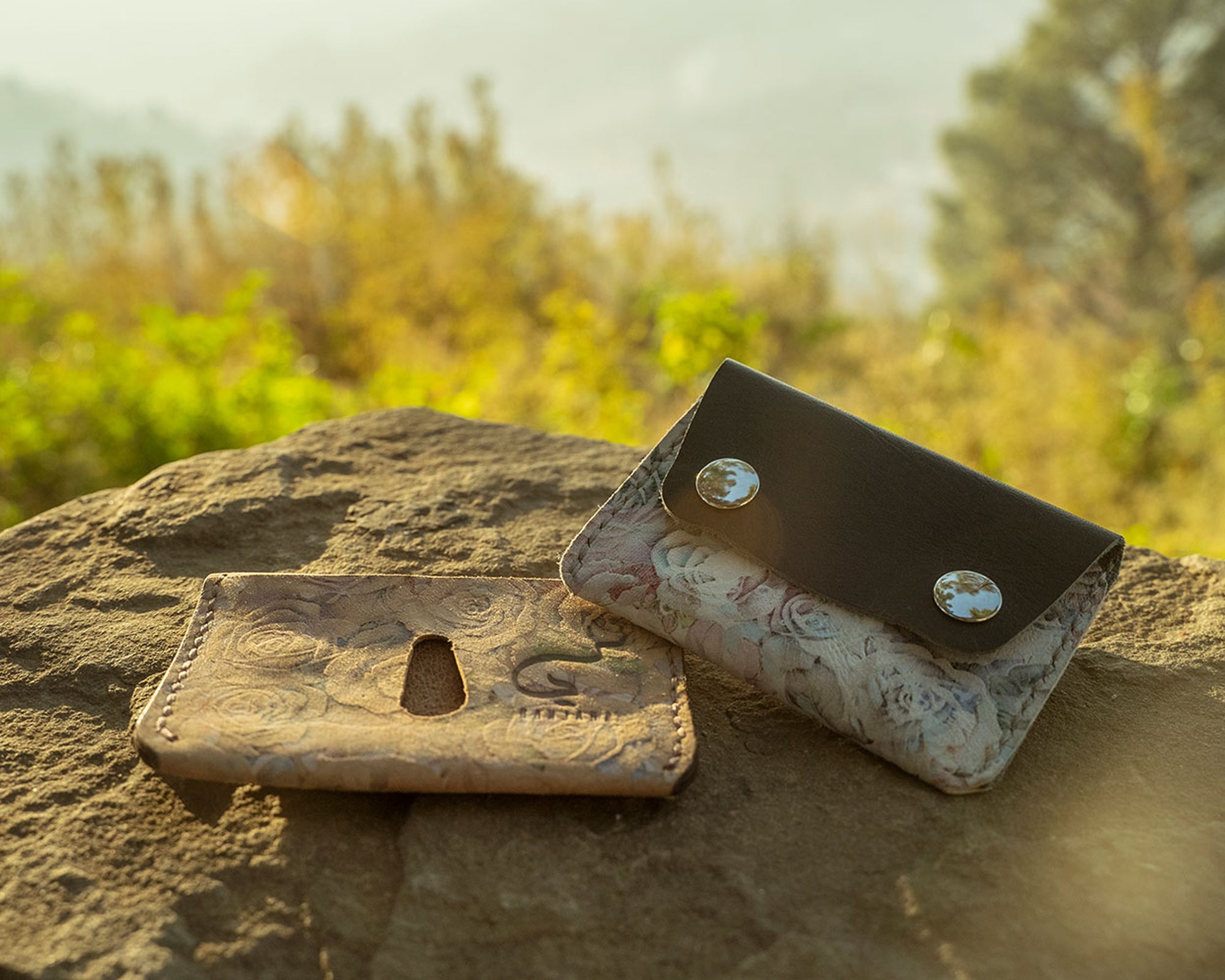 Cameo Leather Wallet