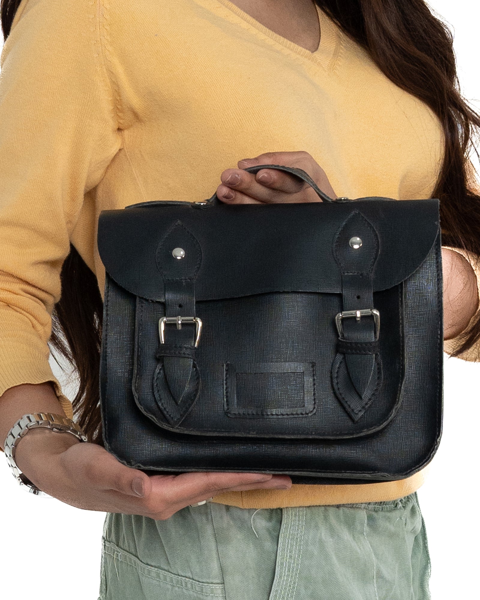 Scarlet Satchel Leather Bag