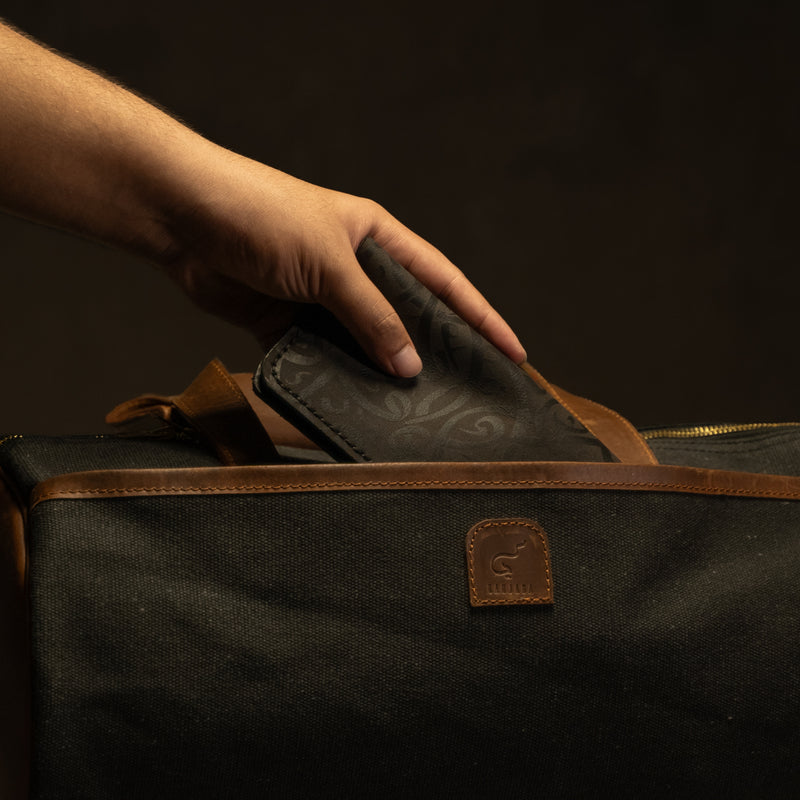 Canvas Gym Duffle Bag with Shoe Compartment | Banjara Gear