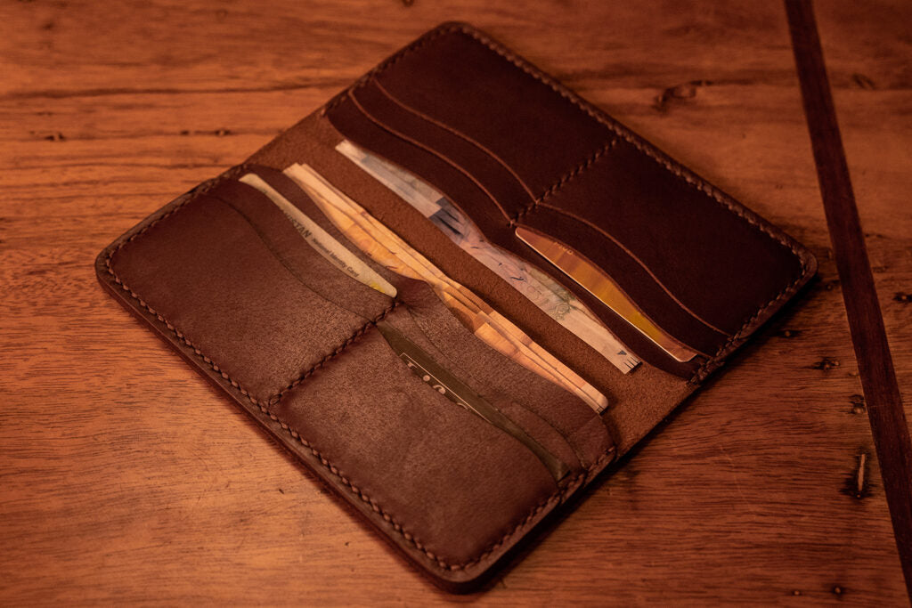 Brown Knockabout Memento Mori Long Wallet