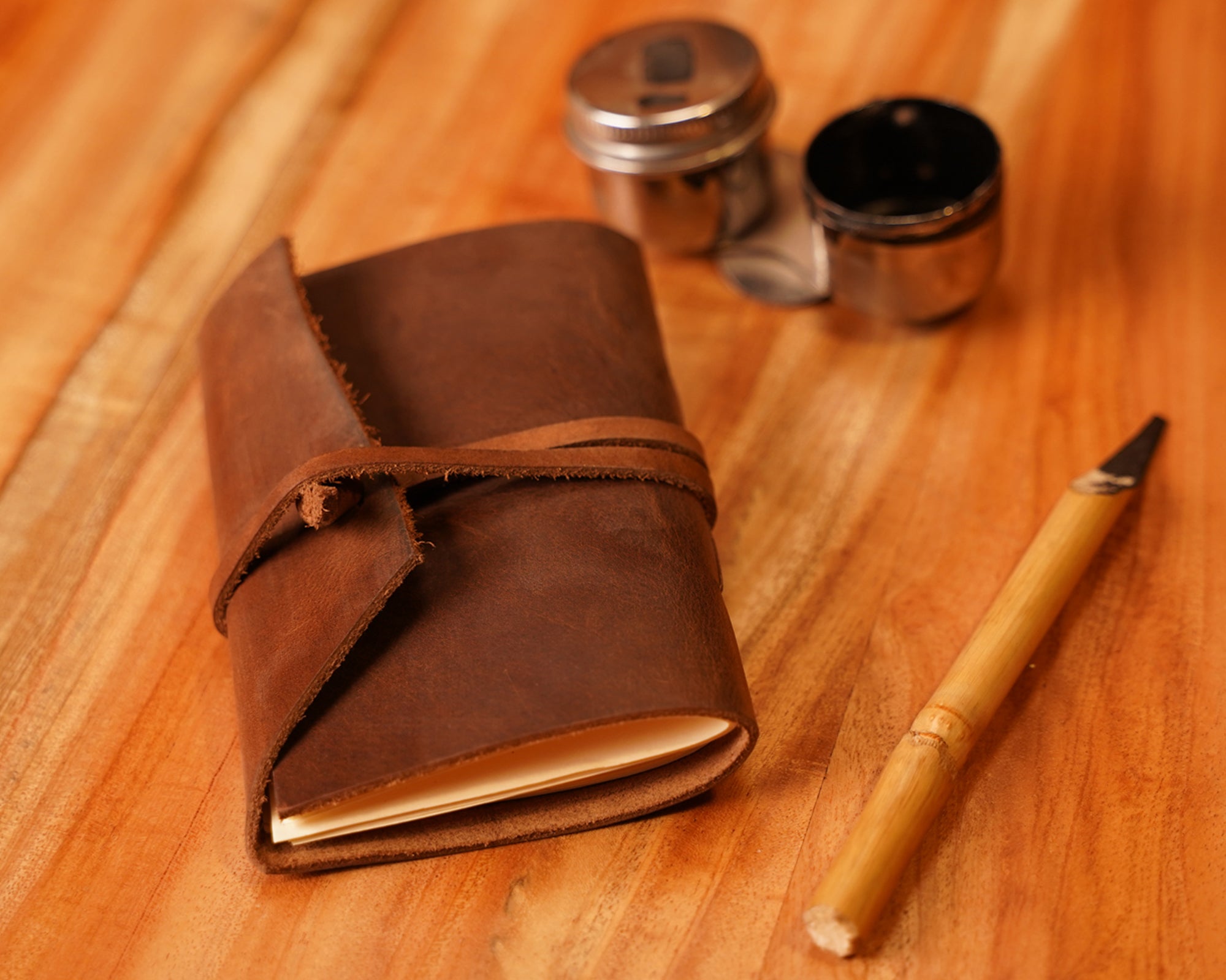 Vintage A5 Folded Small Journal