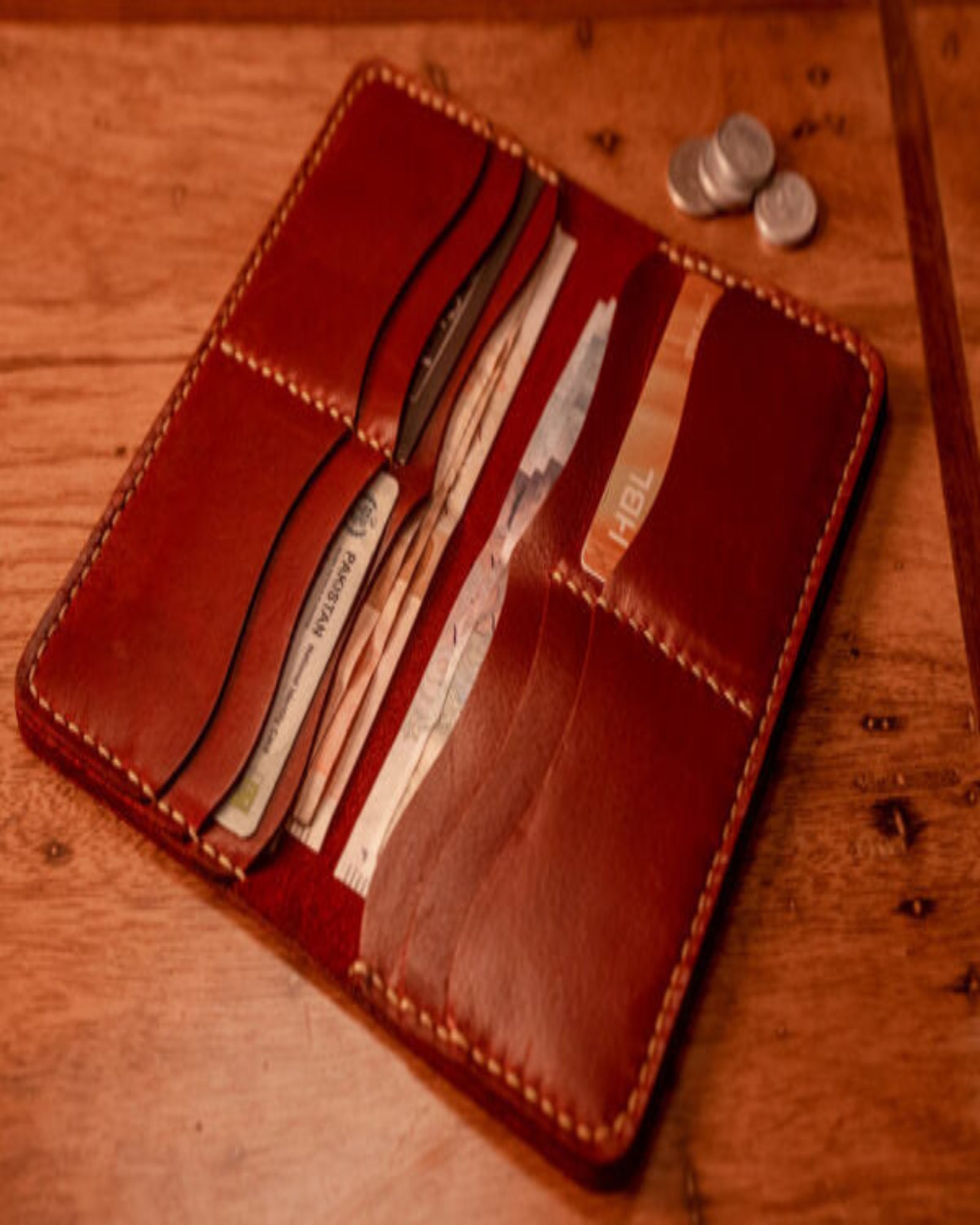 Red Knockabout Memento Mori Long Wallet